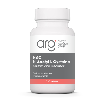 Allergy Research Group NAC 500 mg, 120 tablets, front of bottle