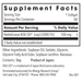 Allergy Research Group Nattokinase 100 mg 60 softgels supplement facts label