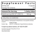 Allergy Research Group Nattokinase 50 mg 300 capsules supplement facts label