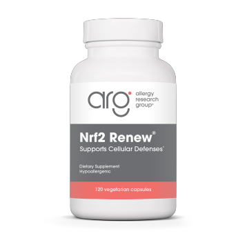 Allergy Research Group Nrf2 Renew, 120 vegetable capsules, front of bottle