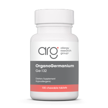 Allergy Research Group OrganoGermanium Ge-132, 100 tablets, front of bottle