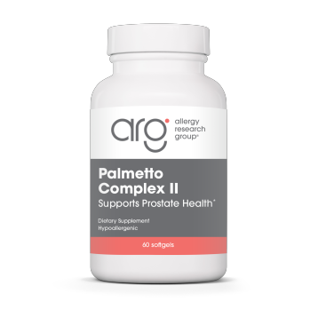 Allergy Research Group Palmetto Complex II, 60 softgels, front of bottle