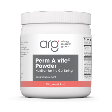 Allergy Research Group Perm A vite Powder, 300 g, front of jar