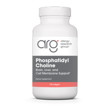 Allergy Research Group Phosphatidyl Choline 385 mg, 100 softgels, front of bottle