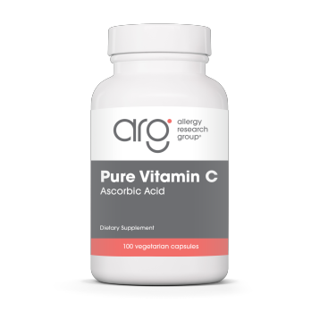 Allergy Research Group Pure Vitamin C 1000 mg, 100 capsules, front of bottle