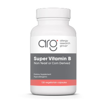 Allergy Research Group Super B Complex, 120 capsules, front of bottle