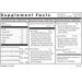 Allergy Research Group Super Greens 8.45 oz supplement facts label