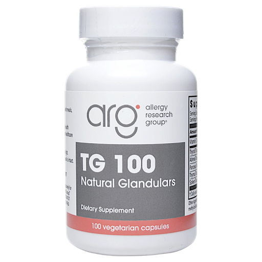 Allergy Research Group TG 100, 100 capsules, front of bottle