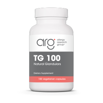 Allergy Research Group TG 100, 100 capsules, front of bottle