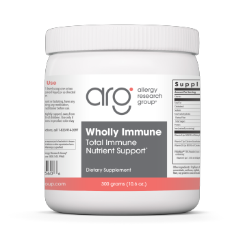 Allergy Research Group Wholly Immune, 300 g, front of jar