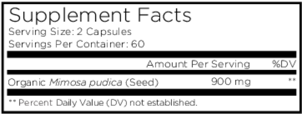 Amen Mimosa Pudica Seed 120 capsules by CodeAge