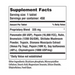 American Nutriceuticals Nutrizyme 335 mg supplement facts label