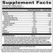 Ancient Nutrition Keto Protein Chocolate 17 servings supplement facts label 2
