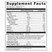 Ancient Nutrition Multi Protein + Creatine Vanilla Bean 15 servings supplement facts label