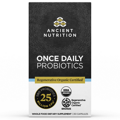 Ancient Nutrition Regenerative Organic Certified Once Daily Probiotics 30 capsules