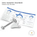 Apiceuticals Cryotherapy Roller and Gua Sha Set, tools with instruction card