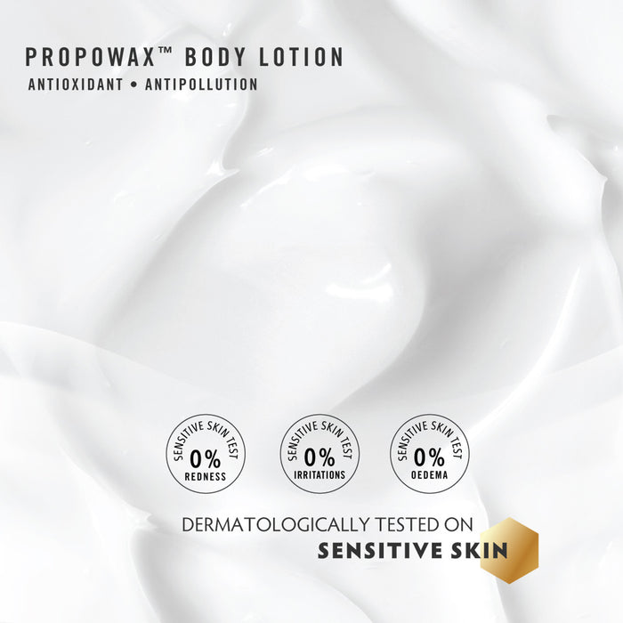 Apiceuticals PROPOWAX Body Lotion 10.1 fl oz texture graphic