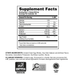 Apollon Nutrition Egg-Cellent Pure Egg Protein Salted Caramel 26 servings supplement facts label
