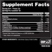 Apollon Nutrition Sharp Coffee with Nootropics 210 g supplement facts label