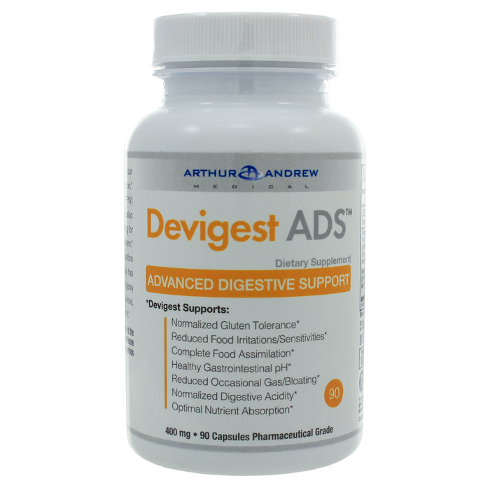 Arthur Andrew Medical Devigest ADS, 90 capsules, front of bottle