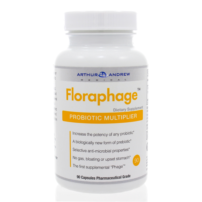 Arthur Andrew Medical Floraphage, 90 capsules, front of bottle