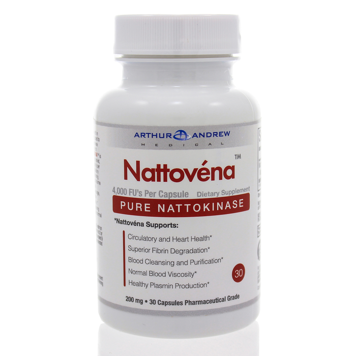 Arthur Andrew Medical Nattovéna, 30 capsules, front of bottle