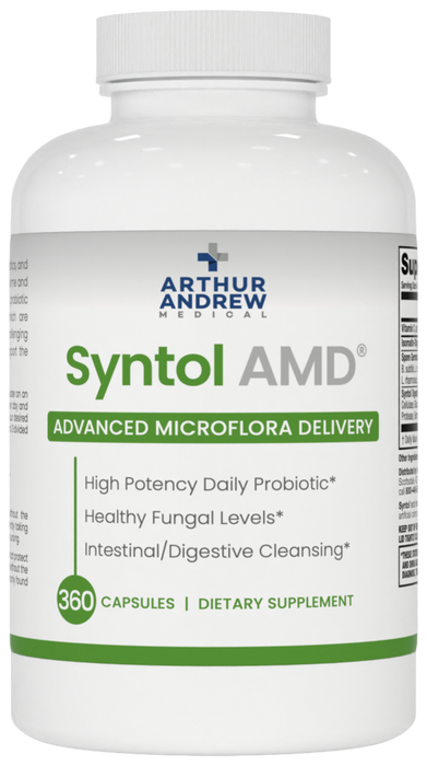 Arthur Andrew Medical Syntol AMD, 360 capsules, front of bottle