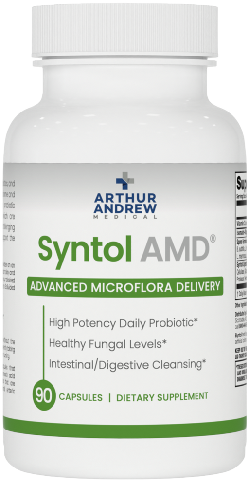 Arthur Andrew Medical Syntol AMD, 90 capsules, front of bottle