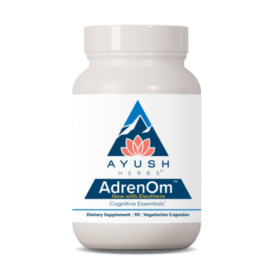 Ayush Herbs AdrenOm, 90 capsules, front of bottle