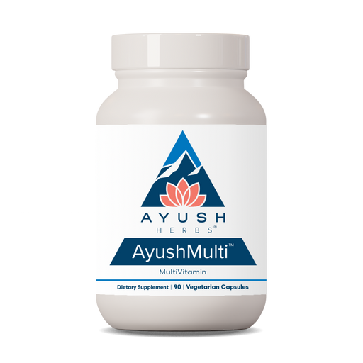 Ayush Herbs AyushMulti, 90 capsules, front of bottle