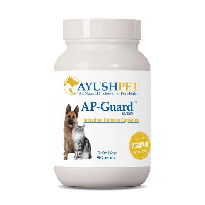 Ayush Herbs AyushPet AP-Guard Parasite Support, 90 capsules, front of bottle