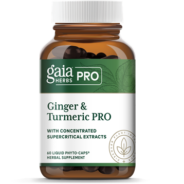Ginger and Turmeric PRO 60 lvcaps by Gaia Herbs