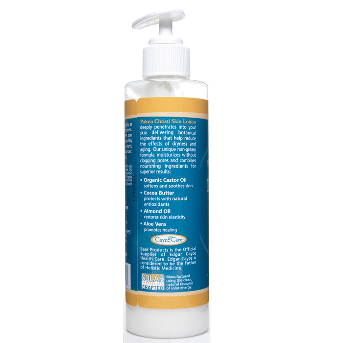 Baar Palma Christi Skin Lotion 8 fl oz back label, second view