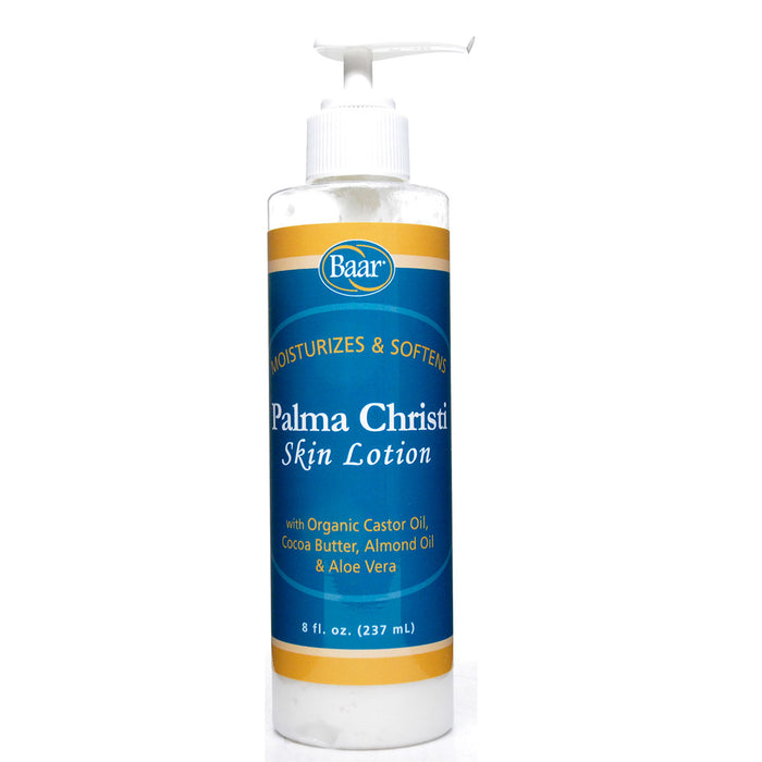Baar Palma Christi Skin Lotion, 8 fl oz, front of pump bottle