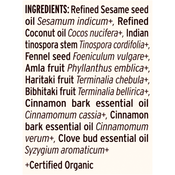 Banyan Botanicals Daily Swish Cinnamon Supplement Facts