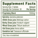 Banyan Botanicals Everyday Greens Supplement Facts