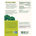 Banyan Botanicals Gotu Kola Powder Supplement Facts