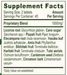 Banyan Botanicals Lung Formula Supplement Facts