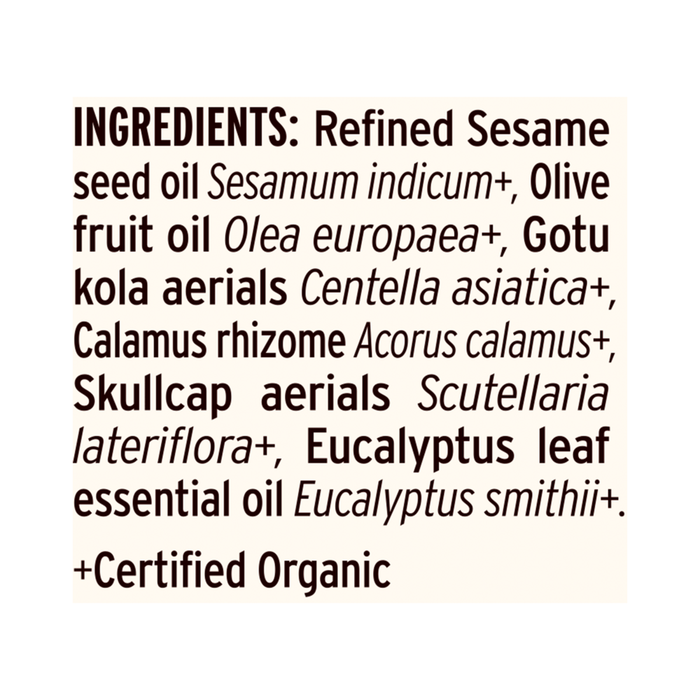 Banyan Botanicals Nasya Oil Supplement Facts