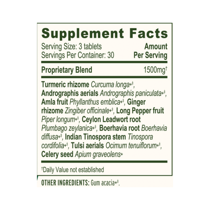 Banyan Botanicals Pollen Protect Supplement Facts