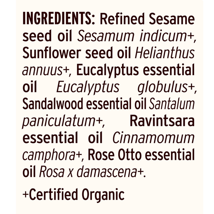 Banyan Botanicals Super Nasya Oil Supplement Facts