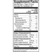 Barlean's Seriously Delicious Pomegranate Blueberry Smoothie Total Omega Vegan 16 oz supplement facts label