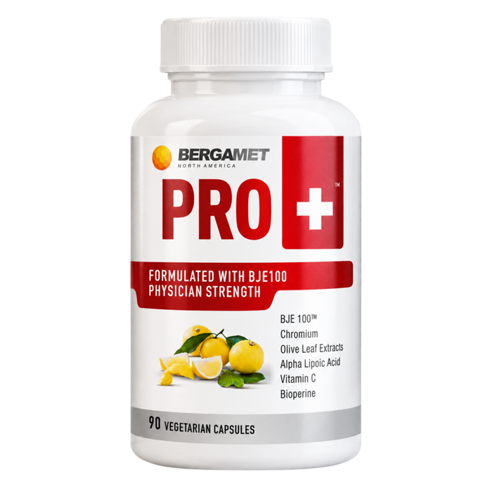 Bergamet BergaMet Pro+, 90 capsules, front of bottle