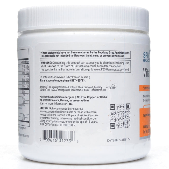 Product label image of VitaSpectrum Powder Berry-Pomegranate 165 g by Klaire Labs/SFI Health