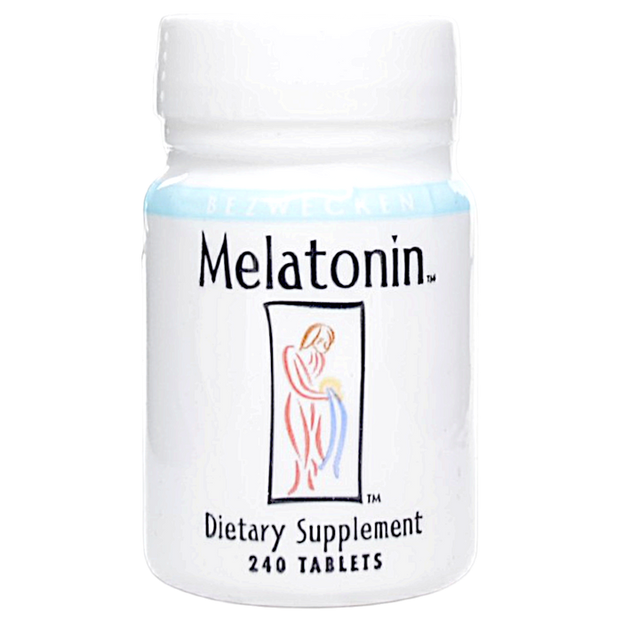 Bezwecken Melatonin 6.25 mg, 240 tablets, front of bottle