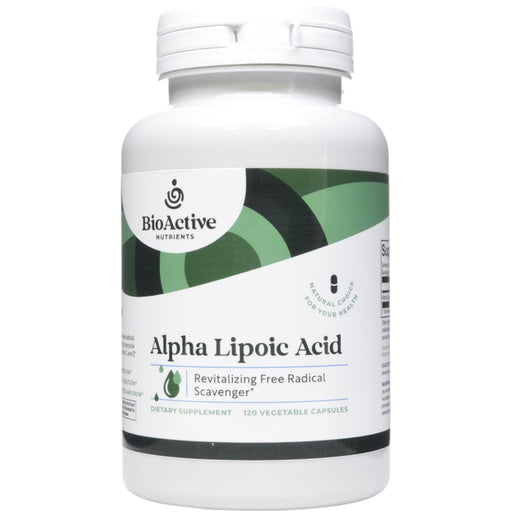 BioActive Nutrients Alpha Lipoic Acid 250 mg, 120 capsules, front of bottle