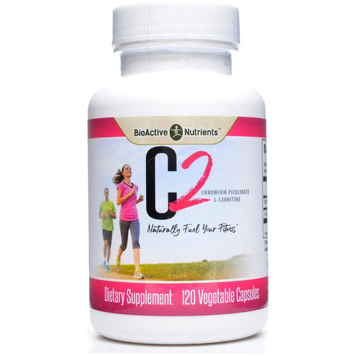 BioActive Nutrients C2 Chromium Picolinate & L-Carnitine, 120 veg capsules, front of bottle