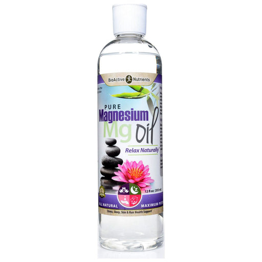 BioActive Nutrients Magnesium Oil, 12 fl oz, front of bottle