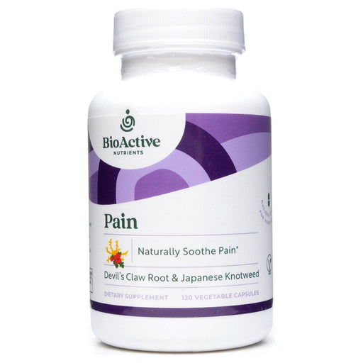 BioActive Nutrients Pain, 120 veg capsules, front of bottle