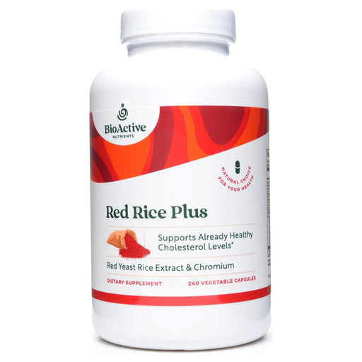 BioActive Nutrients Red Rice Plus, 240 veg capsules, front of bottle